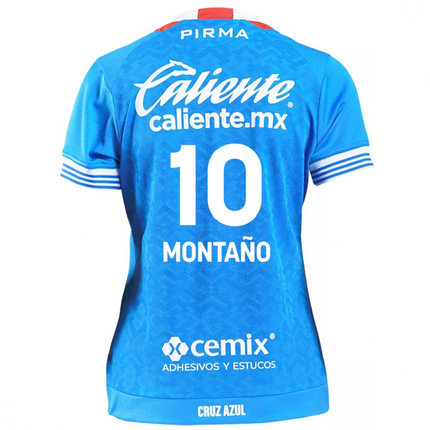 Enfant Football Maillot Andrés Montaño #10 Bleu Ciel Tenues Domicile 2024/25 Canada