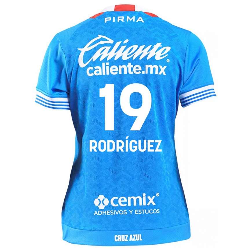 Enfant Football Maillot Carlos Rodríguez #19 Bleu Ciel Tenues Domicile 2024/25 Canada