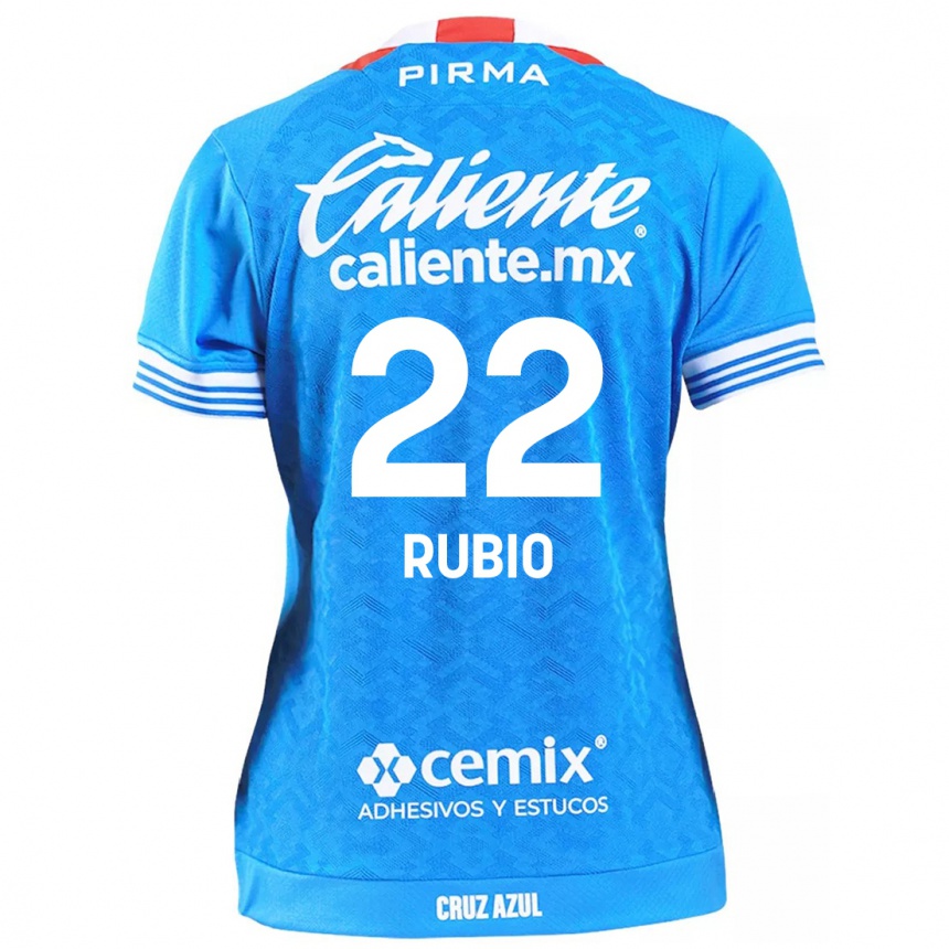 Kids Football Raymundo Rubio #22 Sky Blue Home Jersey 2024/25 T-Shirt Canada