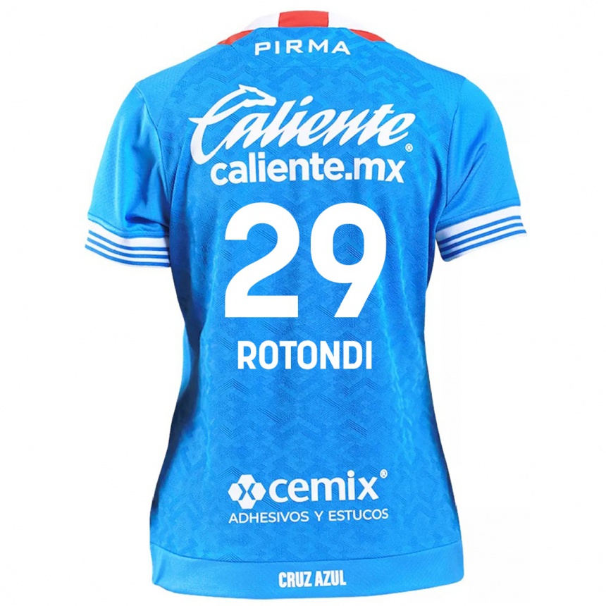 Kids Football Carlos Rotondi #29 Sky Blue Home Jersey 2024/25 T-Shirt Canada