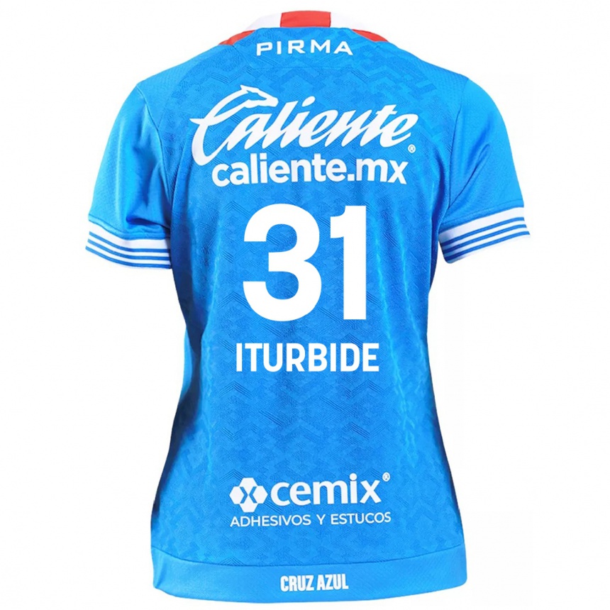 Kids Football Luis Iturbide #31 Sky Blue Home Jersey 2024/25 T-Shirt Canada