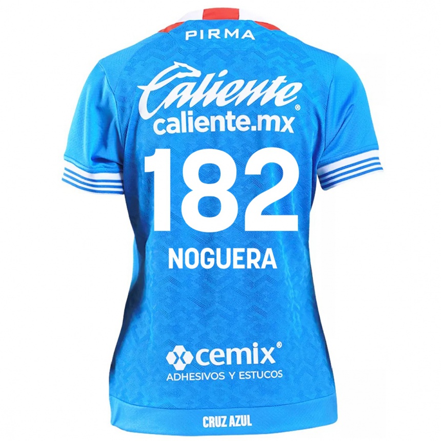 Kids Football Heldrich Noguera #182 Sky Blue Home Jersey 2024/25 T-Shirt Canada