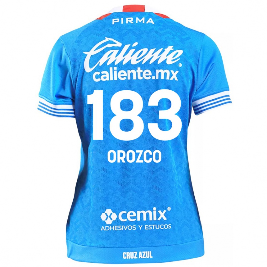 Kids Football Fabrizzio Orozco #183 Sky Blue Home Jersey 2024/25 T-Shirt Canada