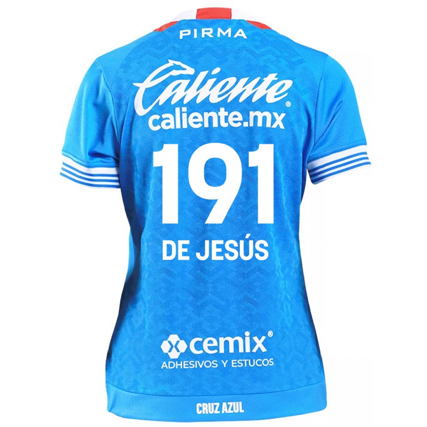 Kids Football Luis De Jesús #191 Sky Blue Home Jersey 2024/25 T-Shirt Canada