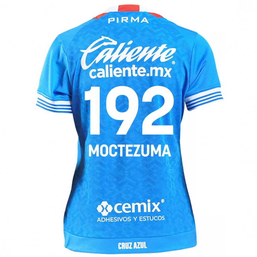 Kids Football Brayan Moctezuma #192 Sky Blue Home Jersey 2024/25 T-Shirt Canada