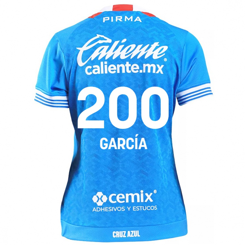 Kids Football Jorge García #200 Sky Blue Home Jersey 2024/25 T-Shirt Canada