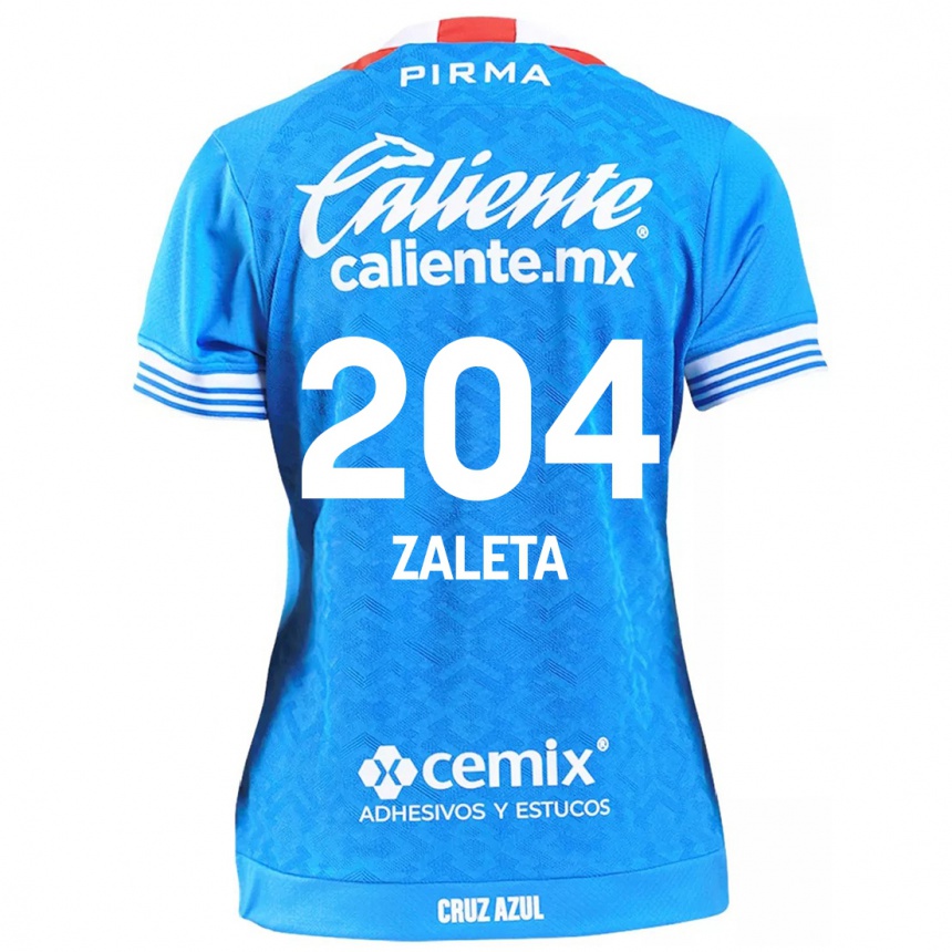 Enfant Football Maillot Mauro Zaleta #204 Bleu Ciel Tenues Domicile 2024/25 Canada