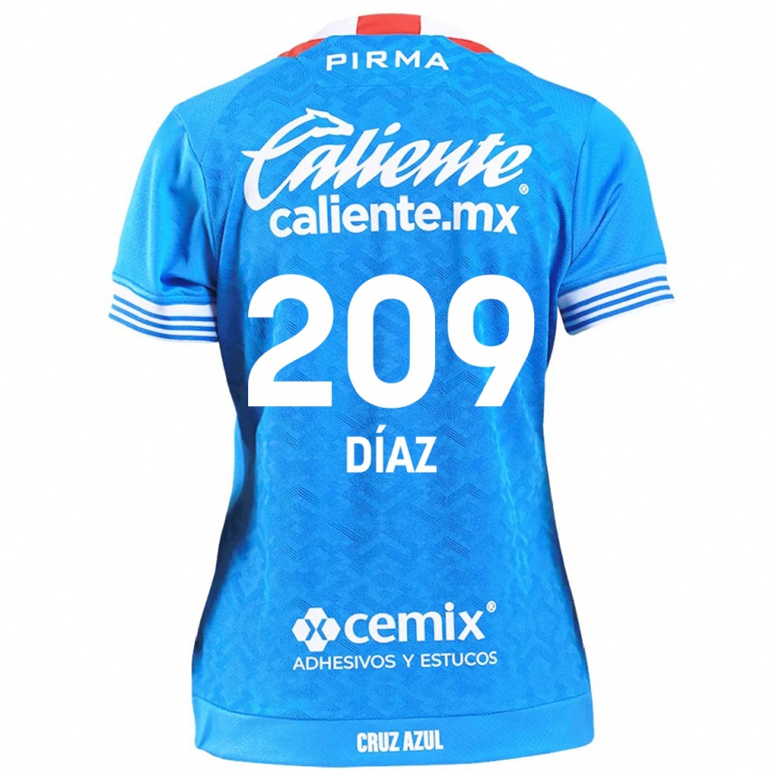 Enfant Football Maillot Josué Díaz #209 Bleu Ciel Tenues Domicile 2024/25 Canada