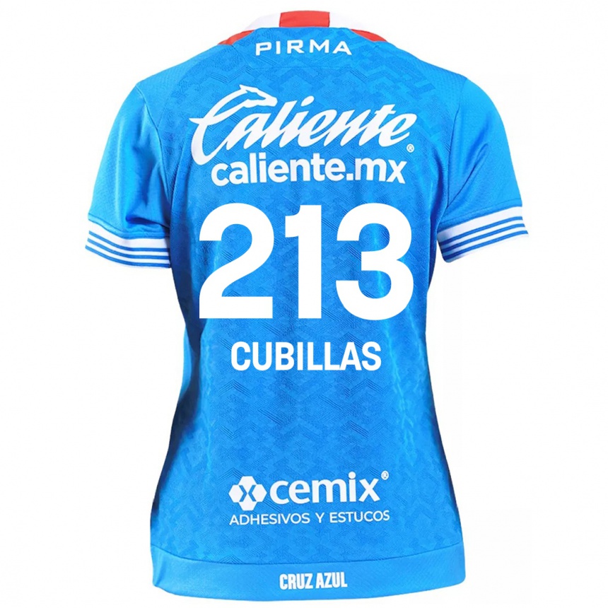 Enfant Football Maillot Andre Cubillas #213 Bleu Ciel Tenues Domicile 2024/25 Canada