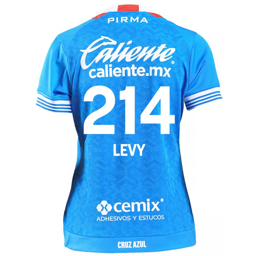 Kids Football Mateo Levy #214 Sky Blue Home Jersey 2024/25 T-Shirt Canada