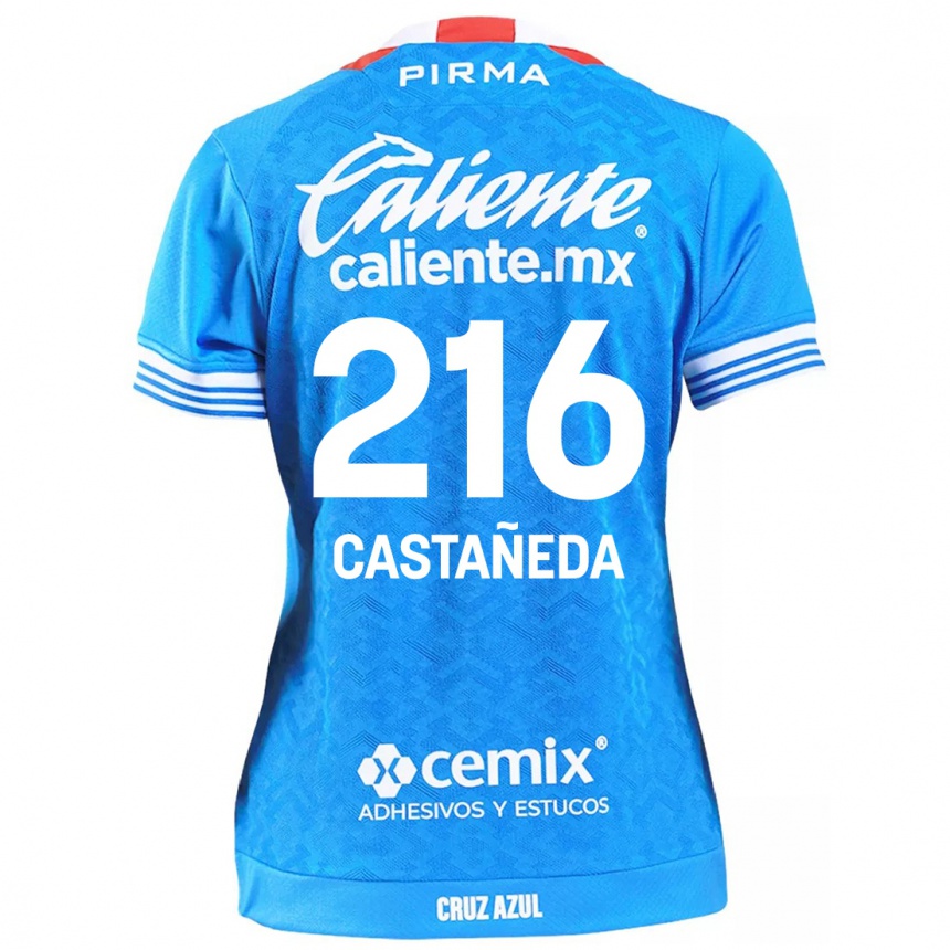 Enfant Football Maillot Ian Castañeda #216 Bleu Ciel Tenues Domicile 2024/25 Canada