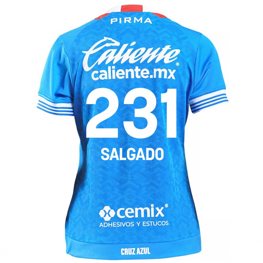 Kids Football Bruno Salgado #231 Sky Blue Home Jersey 2024/25 T-Shirt Canada