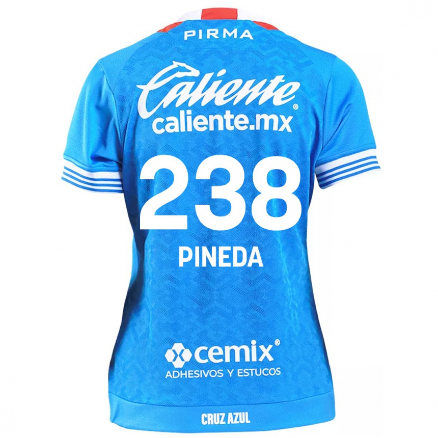 Enfant Football Maillot Zadiel Pineda #238 Bleu Ciel Tenues Domicile 2024/25 Canada