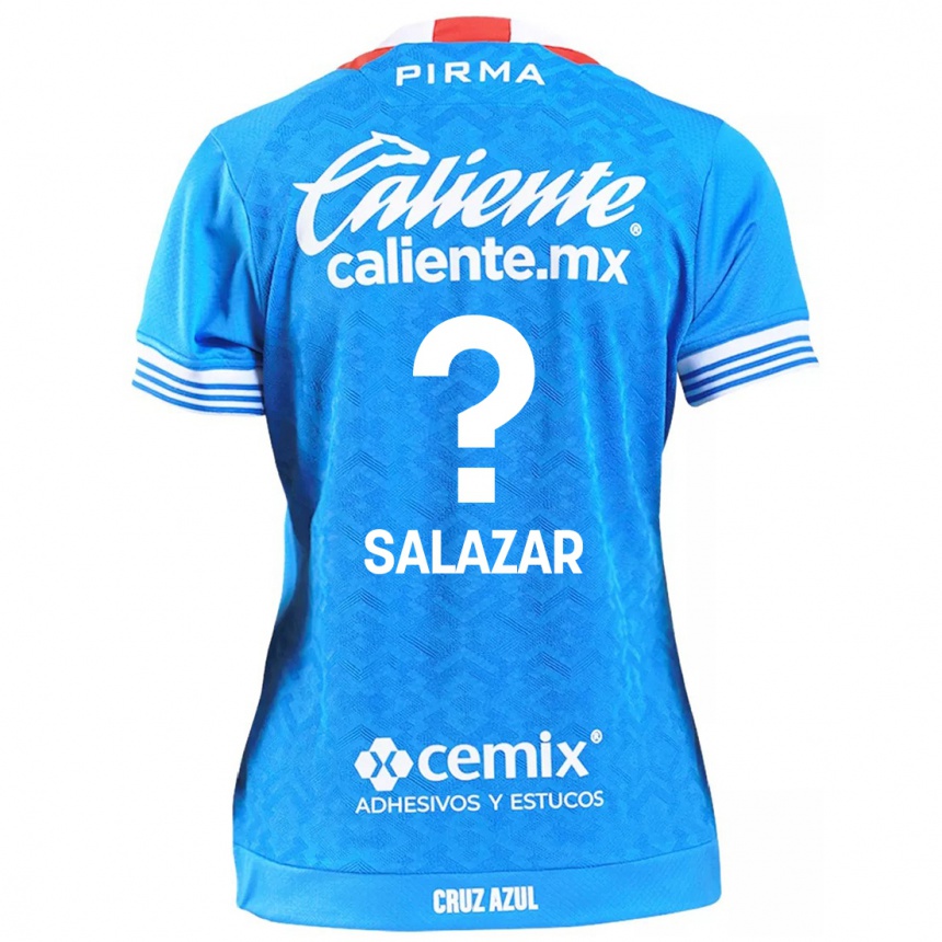 Enfant Football Maillot Fernando Salazar #0 Bleu Ciel Tenues Domicile 2024/25 Canada