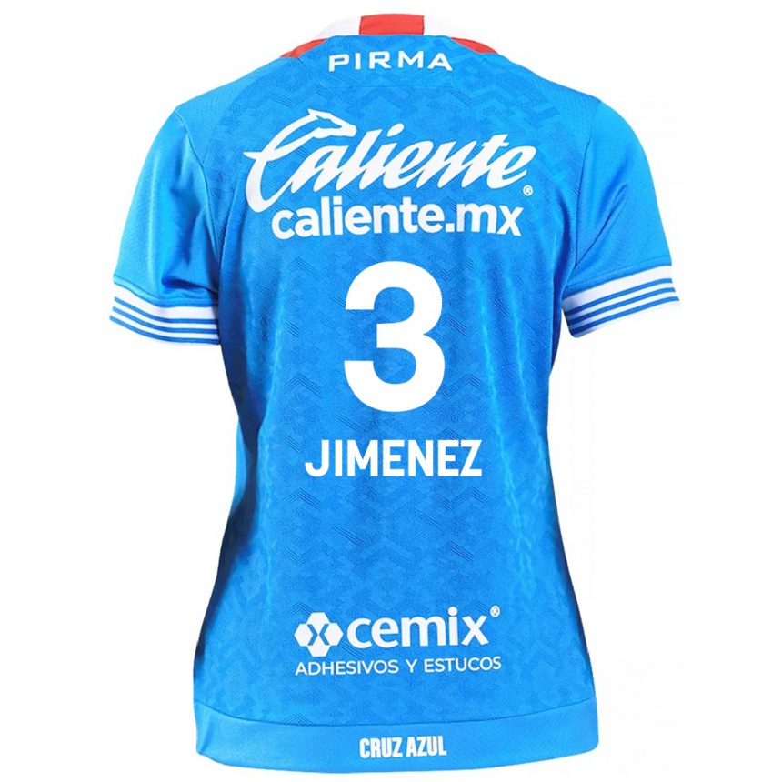 Kids Football Jaiber Jimenez #3 Sky Blue Home Jersey 2024/25 T-Shirt Canada