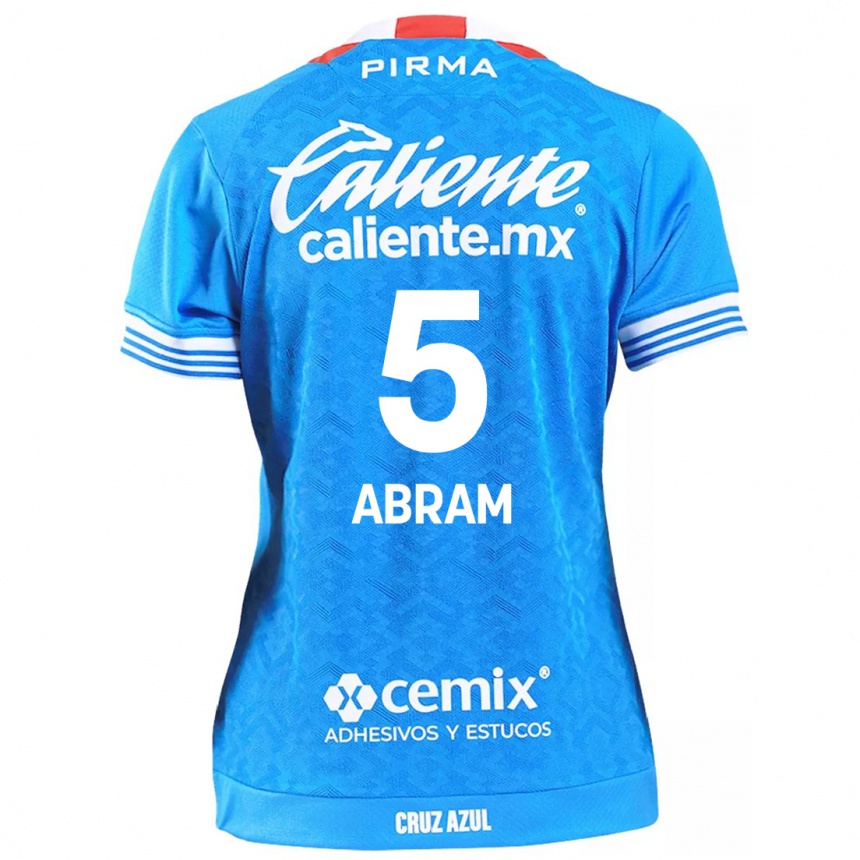 Enfant Football Maillot Luis Abram #5 Bleu Ciel Tenues Domicile 2024/25 Canada