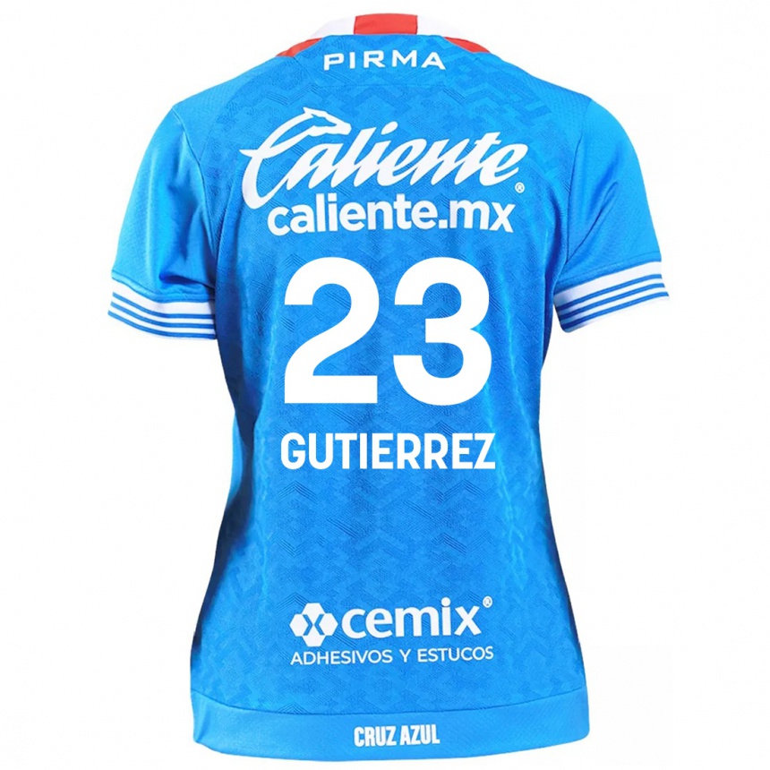 Kids Football Ivonne Gutierrez #23 Sky Blue Home Jersey 2024/25 T-Shirt Canada