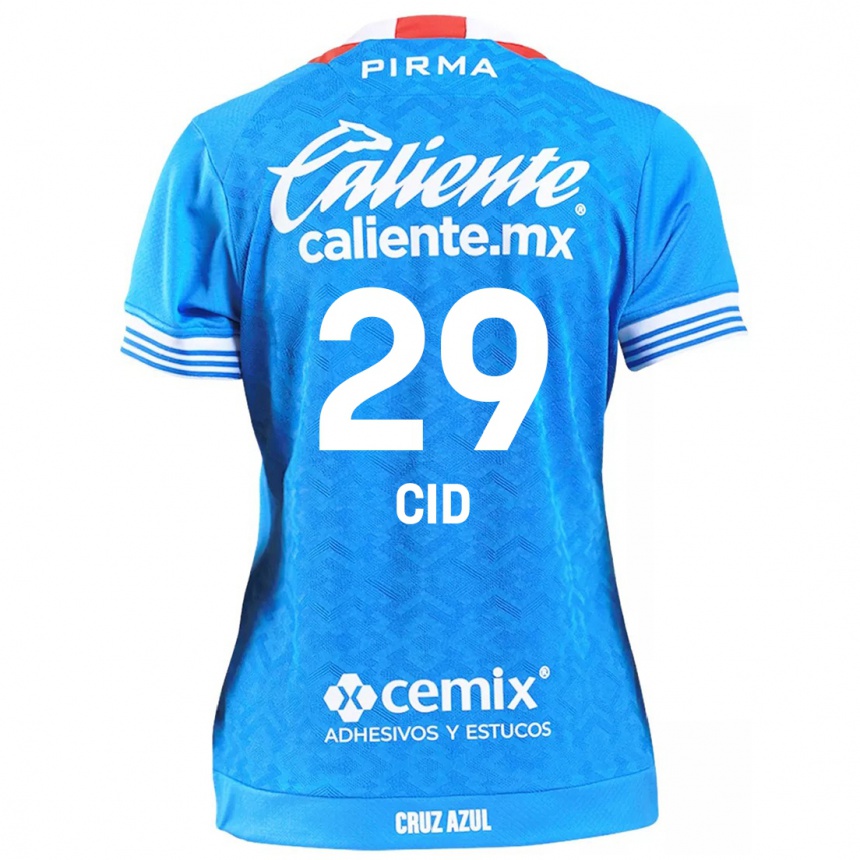 Kids Football Claudia Cid #29 Sky Blue Home Jersey 2024/25 T-Shirt Canada