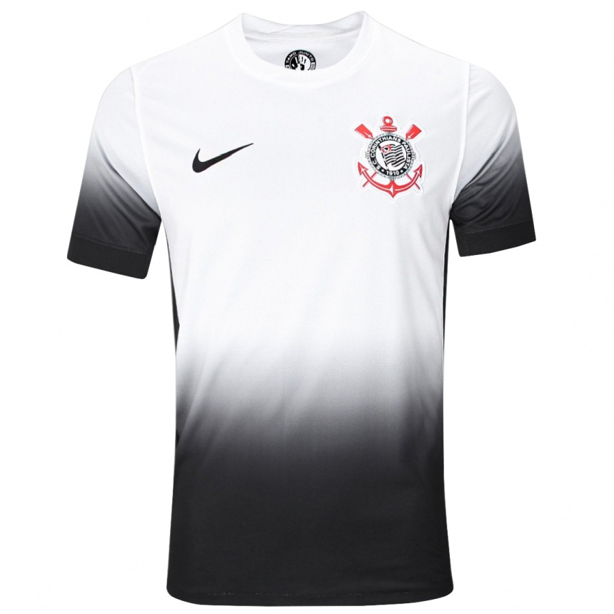 Kids Football Messias #0 White Black Home Jersey 2024/25 T-Shirt Canada