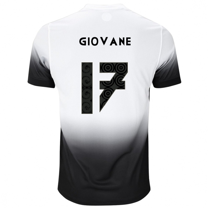 Kids Football Giovane #17 White Black Home Jersey 2024/25 T-Shirt Canada