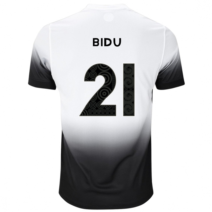 Enfant Football Maillot Matheus Bidu #21 Blanc Noir Tenues Domicile 2024/25 Canada