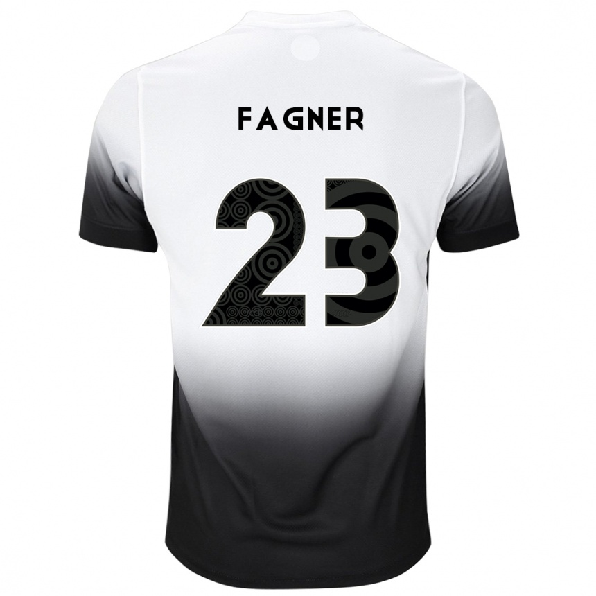 Enfant Football Maillot Fagner #23 Blanc Noir Tenues Domicile 2024/25 Canada