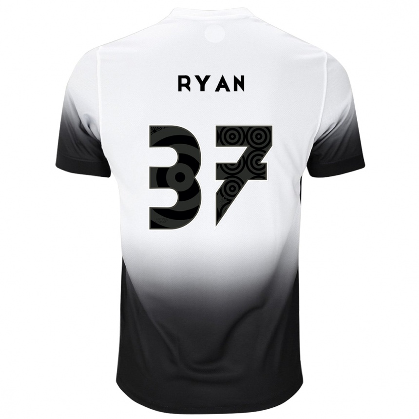 Enfant Football Maillot Ryan #37 Blanc Noir Tenues Domicile 2024/25 Canada