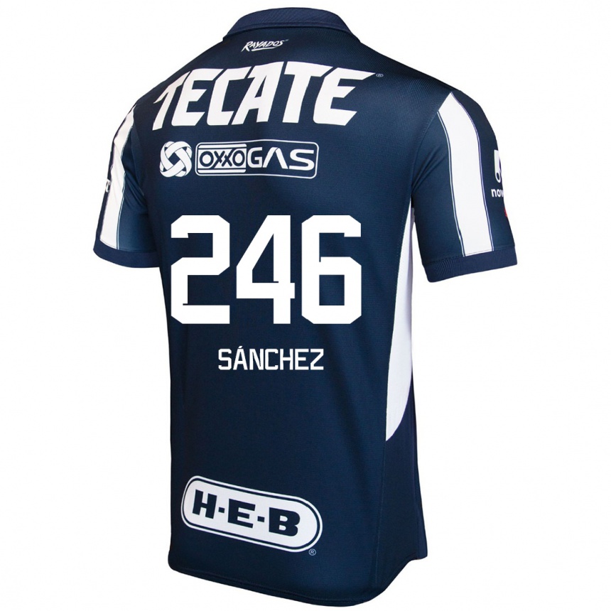 Kids Football Diego Sánchez #246 Blue Red White Home Jersey 2024/25 T-Shirt Canada