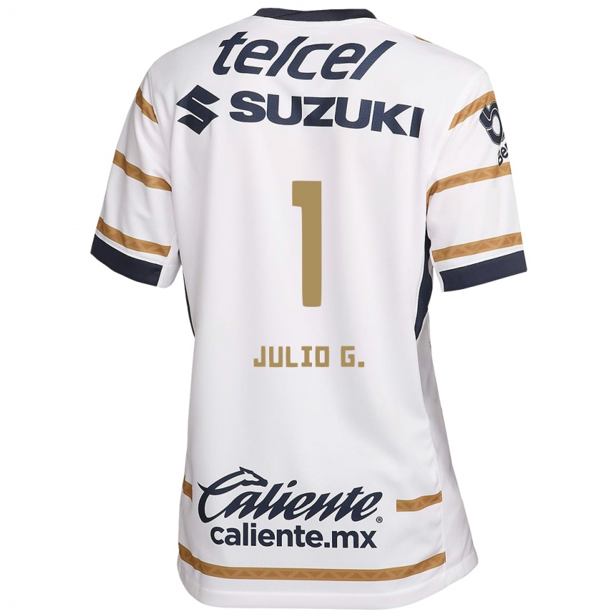 Enfant Football Maillot Julio González #1 Obsidienne Blanche Tenues Domicile 2024/25 Canada