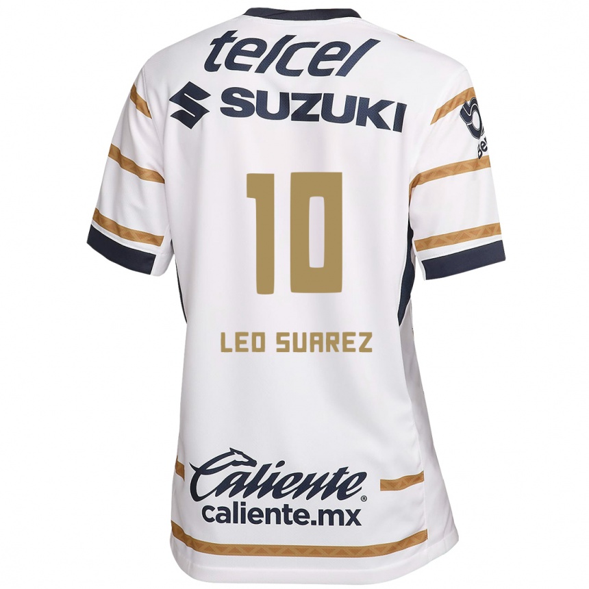 Enfant Football Maillot Leo Suárez #10 Obsidienne Blanche Tenues Domicile 2024/25 Canada