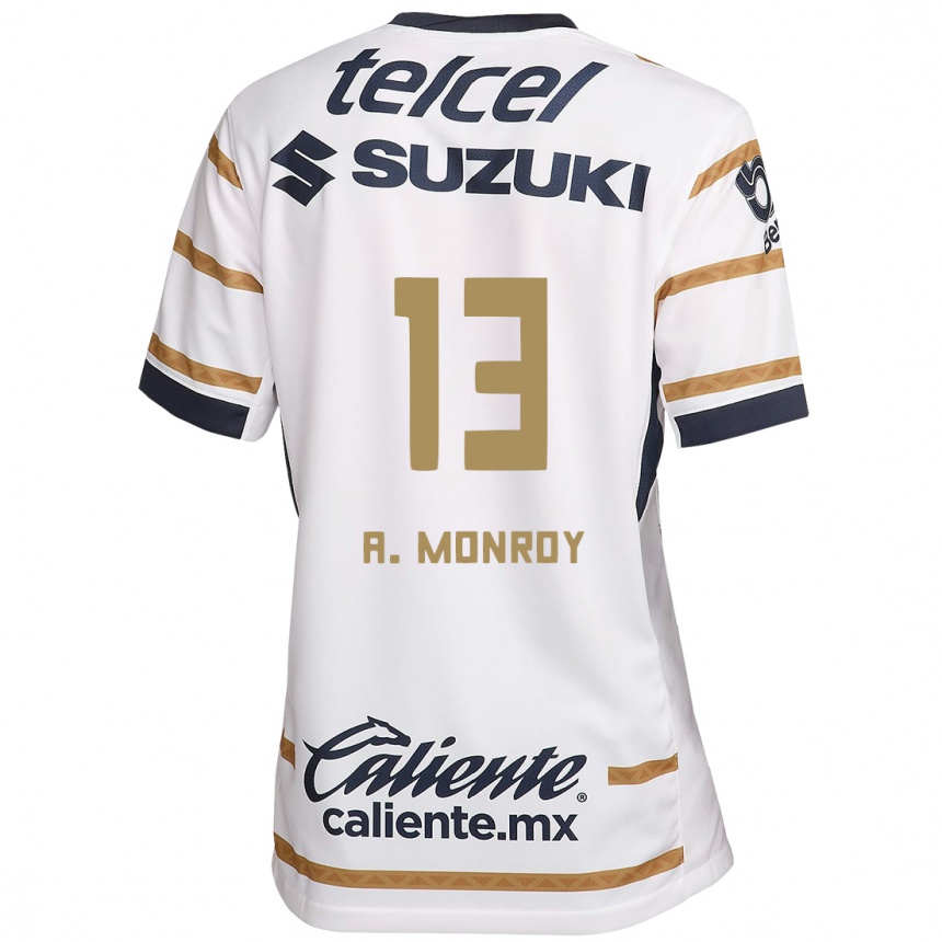 Enfant Football Maillot Pablo Monroy #13 Obsidienne Blanche Tenues Domicile 2024/25 Canada