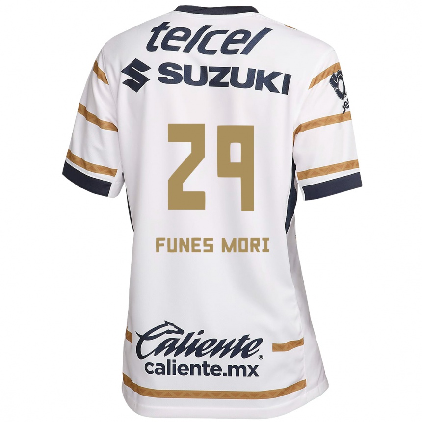 Enfant Football Maillot Rogelio Funes Mori #29 Obsidienne Blanche Tenues Domicile 2024/25 Canada