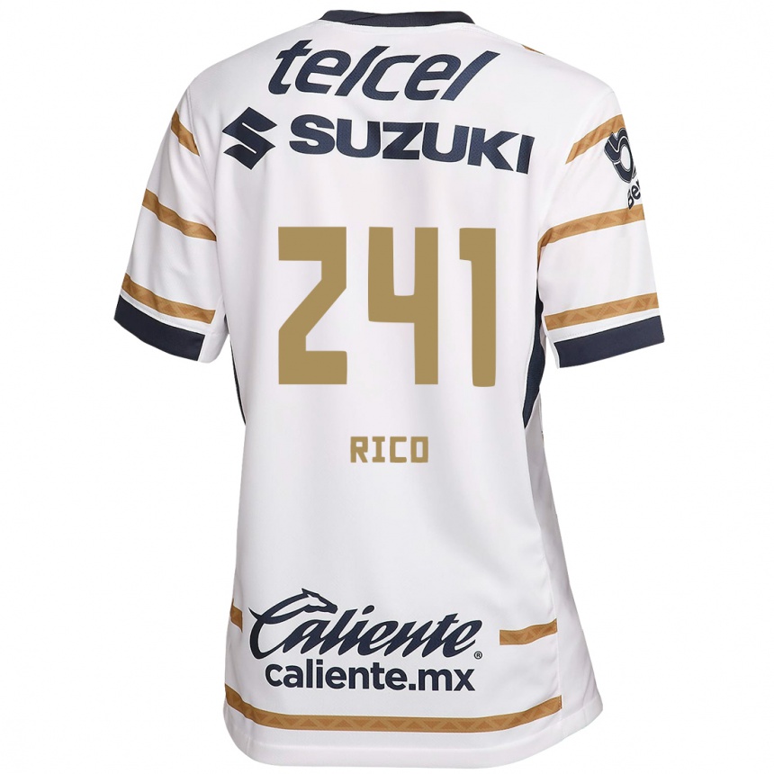 Enfant Football Maillot Ángel Rico #241 Obsidienne Blanche Tenues Domicile 2024/25 Canada