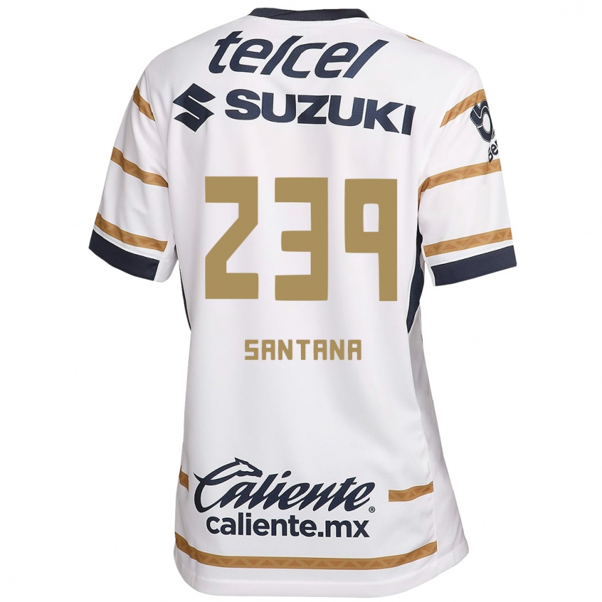 Kids Football Guillermo Santana #239 White Obsidian Home Jersey 2024/25 T-Shirt Canada