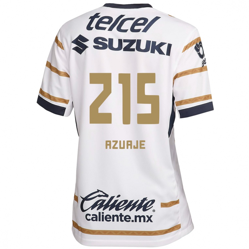 Enfant Football Maillot Ángel Azuaje #215 Obsidienne Blanche Tenues Domicile 2024/25 Canada