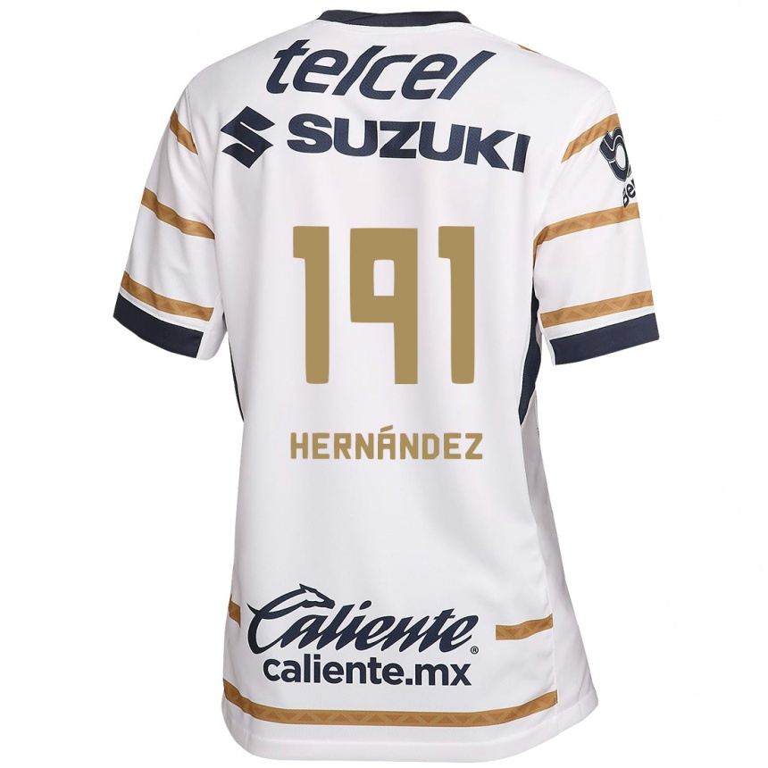 Enfant Football Maillot Marco Hernández #191 Obsidienne Blanche Tenues Domicile 2024/25 Canada