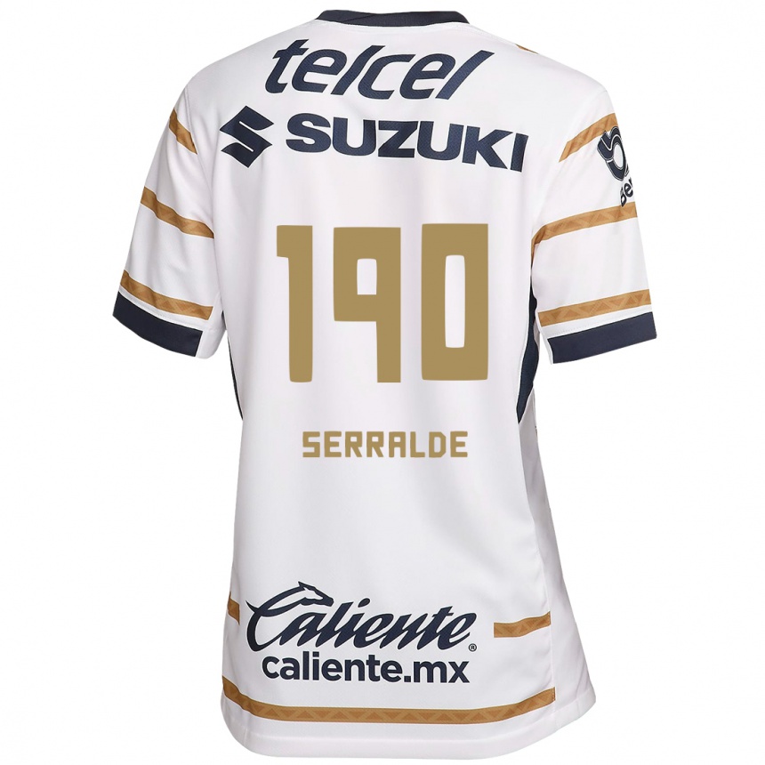 Kids Football Gerardo Serralde #190 White Obsidian Home Jersey 2024/25 T-Shirt Canada