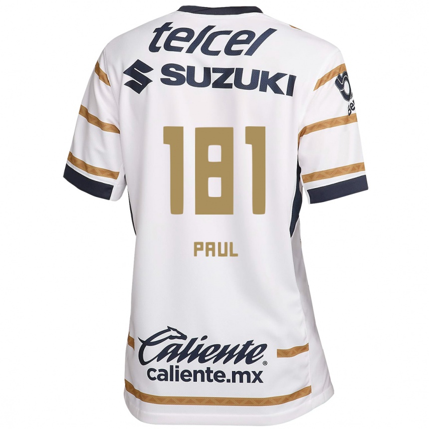 Enfant Football Maillot Miguel Paul #181 Obsidienne Blanche Tenues Domicile 2024/25 Canada