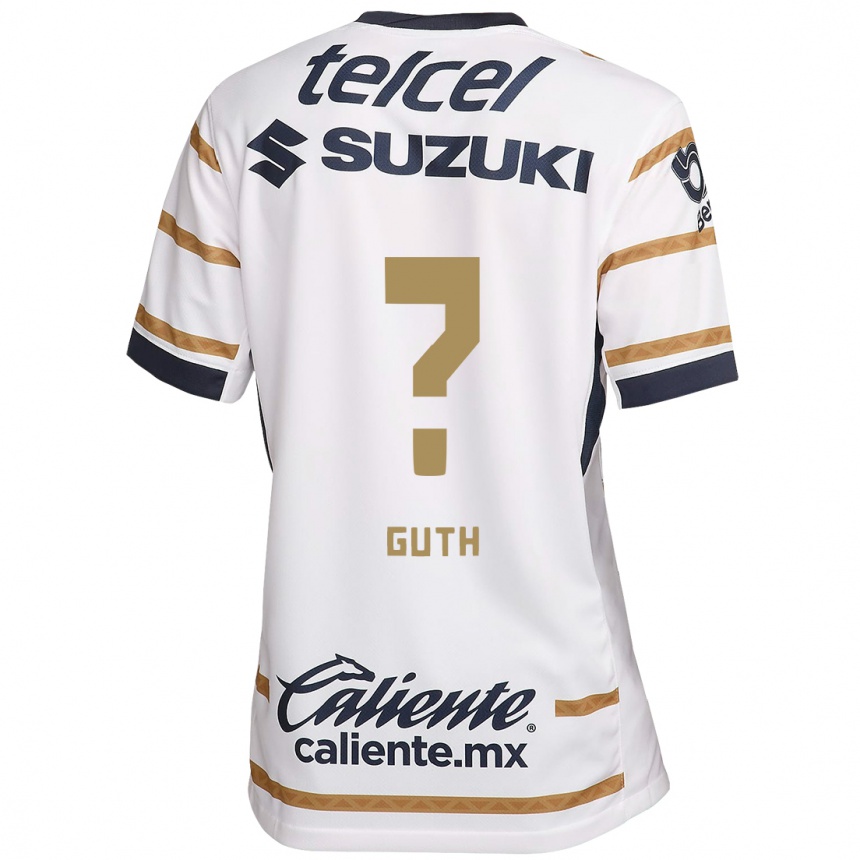 Kids Football Tiago Guth #0 White Obsidian Home Jersey 2024/25 T-Shirt Canada