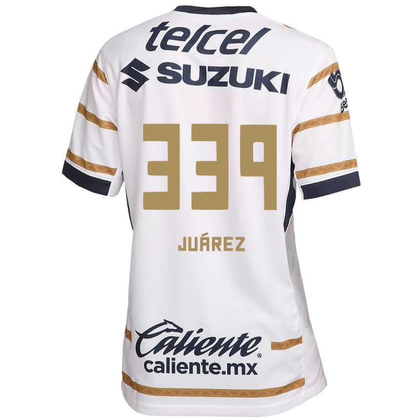 Enfant Football Maillot Jonathan Juárez #339 Obsidienne Blanche Tenues Domicile 2024/25 Canada