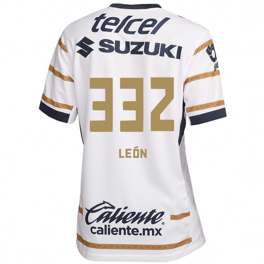 Enfant Football Maillot Andryk León #332 Obsidienne Blanche Tenues Domicile 2024/25 Canada