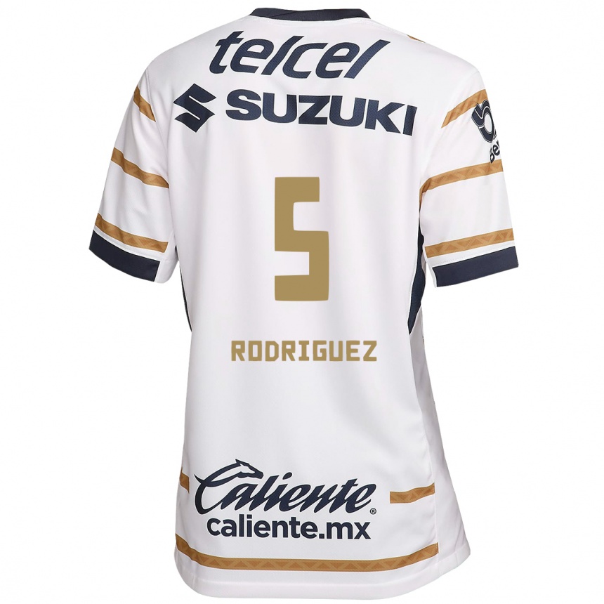 Enfant Football Maillot Jeronimo Rodriguez #5 Obsidienne Blanche Tenues Domicile 2024/25 Canada