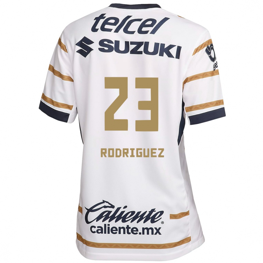 Enfant Football Maillot Catherine Rodriguez #23 Obsidienne Blanche Tenues Domicile 2024/25 Canada