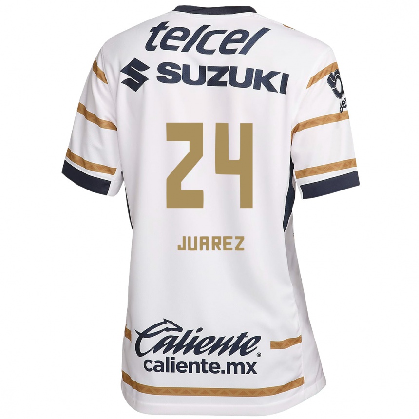 Kids Football Gabriela Juarez #24 White Obsidian Home Jersey 2024/25 T-Shirt Canada