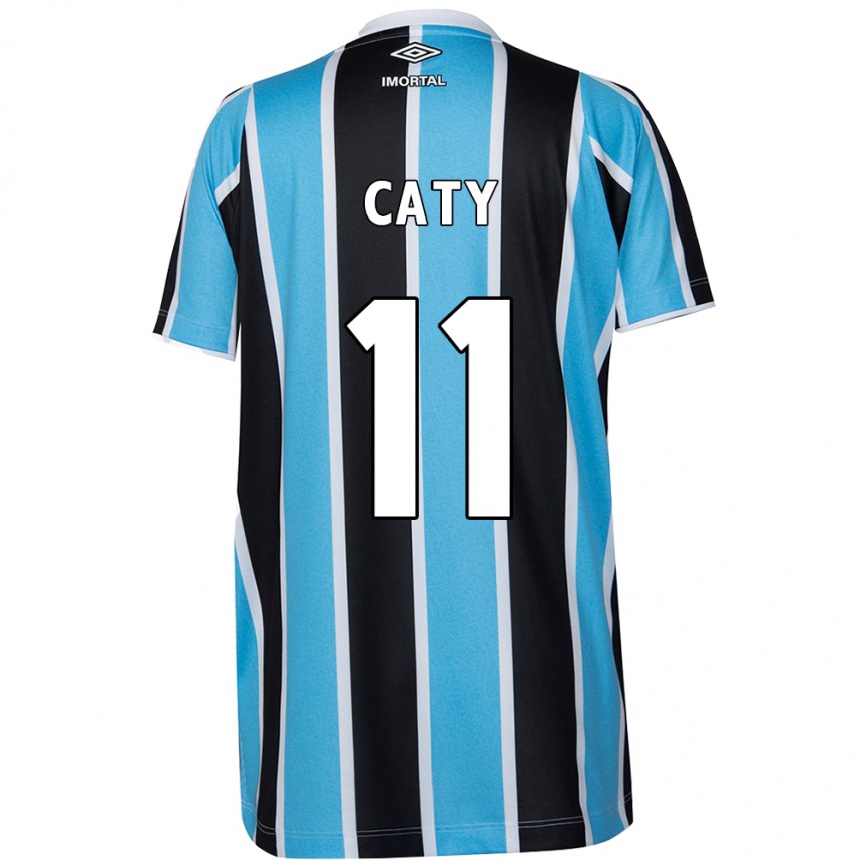 Kids Football Caty #11 Blue Black White Home Jersey 2024/25 T-Shirt Canada