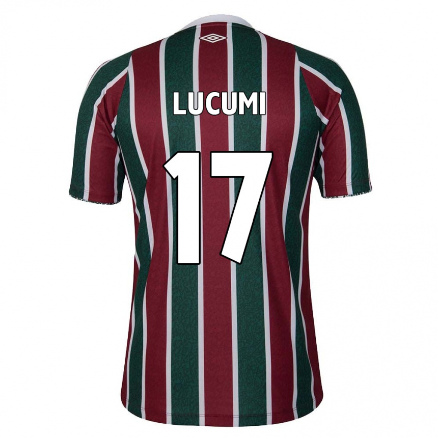 Kids Football Jan Lucumi #17 Green Maroon White Home Jersey 2024/25 T-Shirt Canada