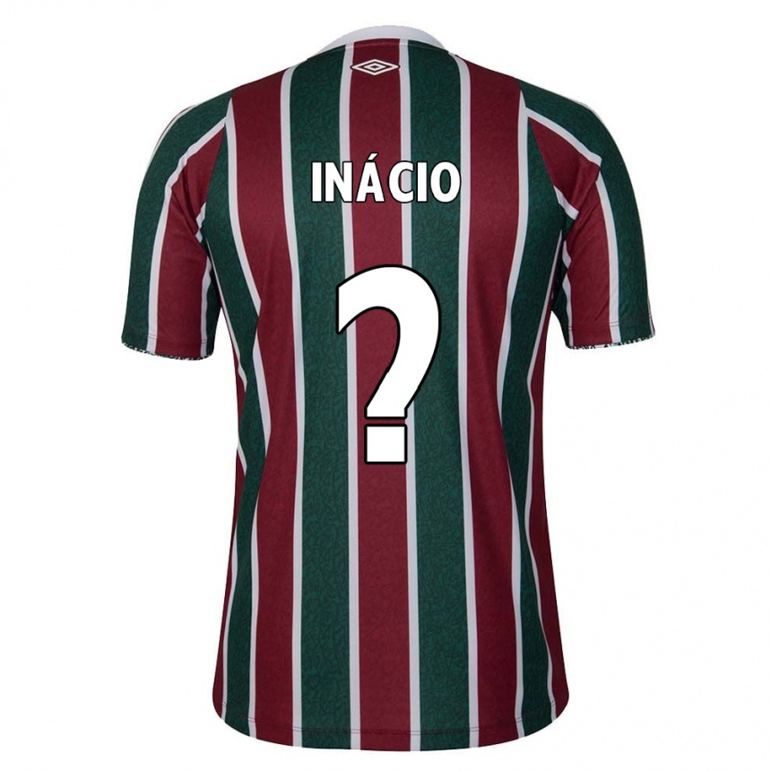 Kids Football João Inácio #0 Green Maroon White Home Jersey 2024/25 T-Shirt Canada