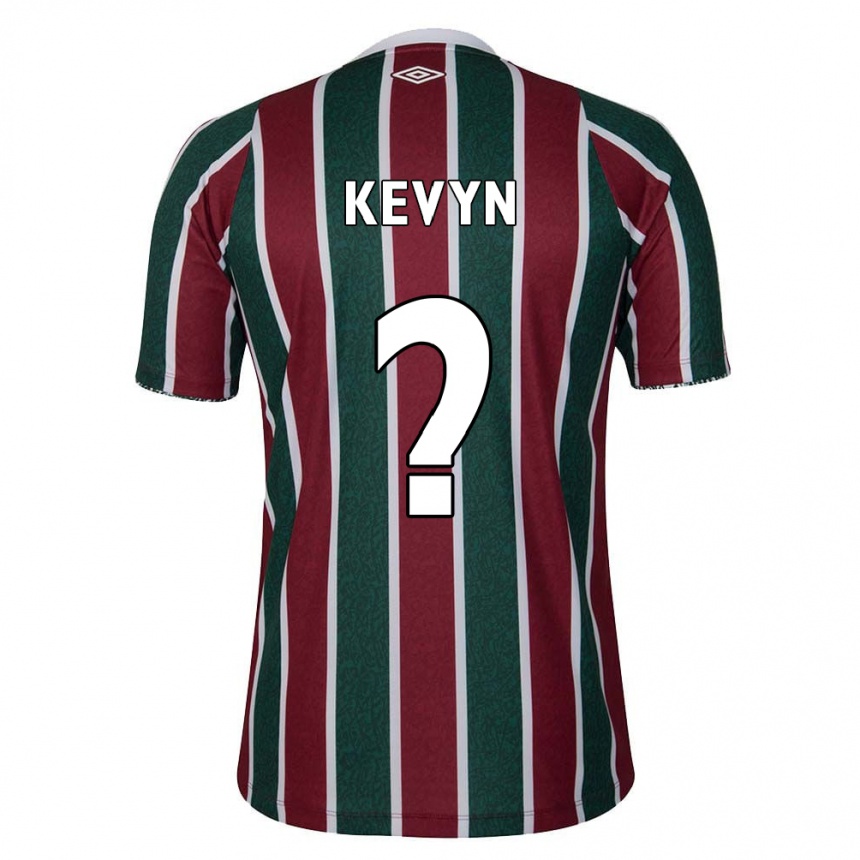 Kids Football Kevyn #0 Green Maroon White Home Jersey 2024/25 T-Shirt Canada