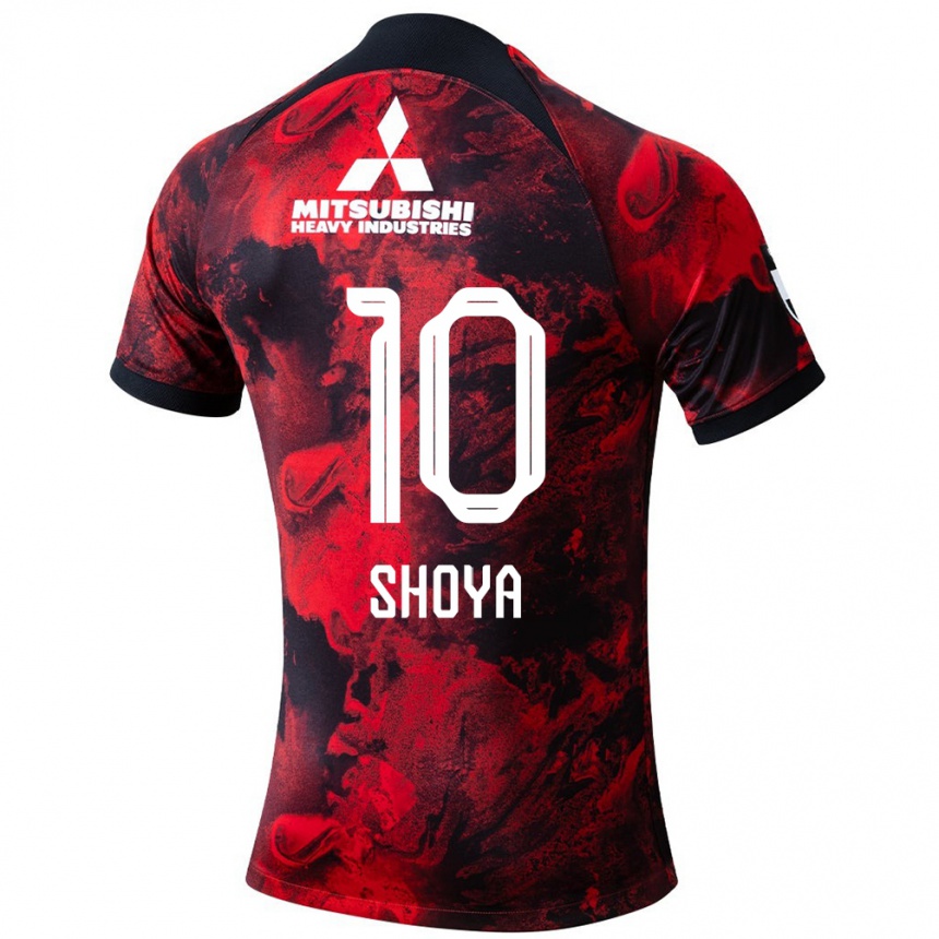 Enfant Football Maillot Shoya Nakajima #10 Rouge Noir Tenues Domicile 2024/25 Canada