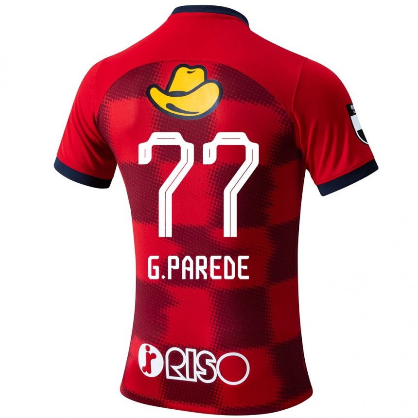 Kids Football Guilherme Parede #77 Red Blue White Home Jersey 2024/25 T-Shirt Canada